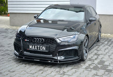 Laden Sie das Bild in den Galerie-Viewer, Maxton Design Racing Front Ansatz passend für V.1 passend für AUDI RS3 8V FL SPORTBACK