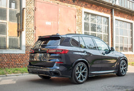 Maxton Design Spoiler CAP passend für BMW X5 G05 M Paket schwarz Hochglanz