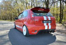 Laden Sie das Bild in den Galerie-Viewer, Maxton Design Diffusor Heck Ansatz passend für Ford Fiesta ST Mk6 schwarz Hochglanz
