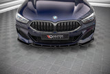 Maxton Design Front Ansatz V.3 für BMW 8 Coupe G15 / 8 Gran Coupe M Paket G16 schwarz Hochglanz