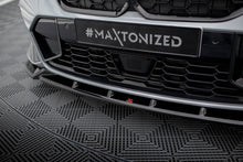 Laden Sie das Bild in den Galerie-Viewer, Maxton Design Front Ansatz V.1 für BMW 3er M340i / M-Paket G20 / G21 Facelift schwarz Hochglanz
