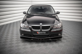 Maxton Design Front Ansatz V.1 für BMW 3er E90 schwarz Hochglanz