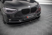 Laden Sie das Bild in den Galerie-Viewer, Maxton Design Front Ansatz V.1 für BMW 1er F20 schwarz Hochglanz