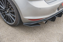 Laden Sie das Bild in den Galerie-Viewer, Maxton Design Robuster Racing Heck Ansatz Flaps Diffusor passend für L + R V.2 VW Golf 7 GTI
