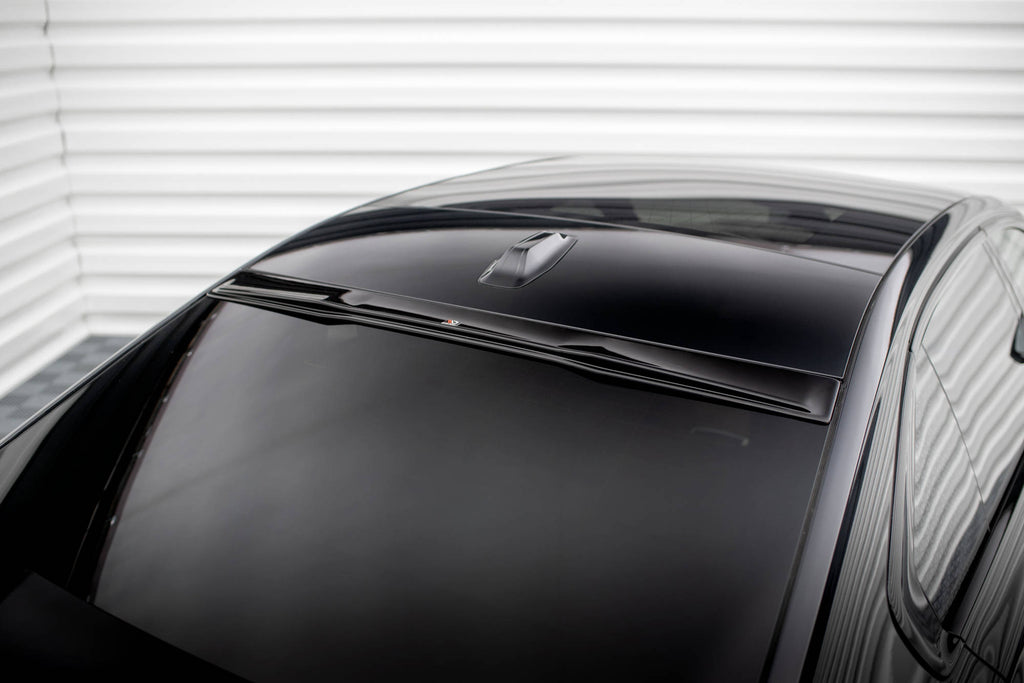 Maxton Design Heckscheiben Spoiler für BMW 7 M-Paket / M760e G70 schwarz Hochglanz