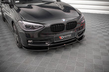 Laden Sie das Bild in den Galerie-Viewer, Maxton Design Front Ansatz V.2 für BMW 1er F20 schwarz Hochglanz