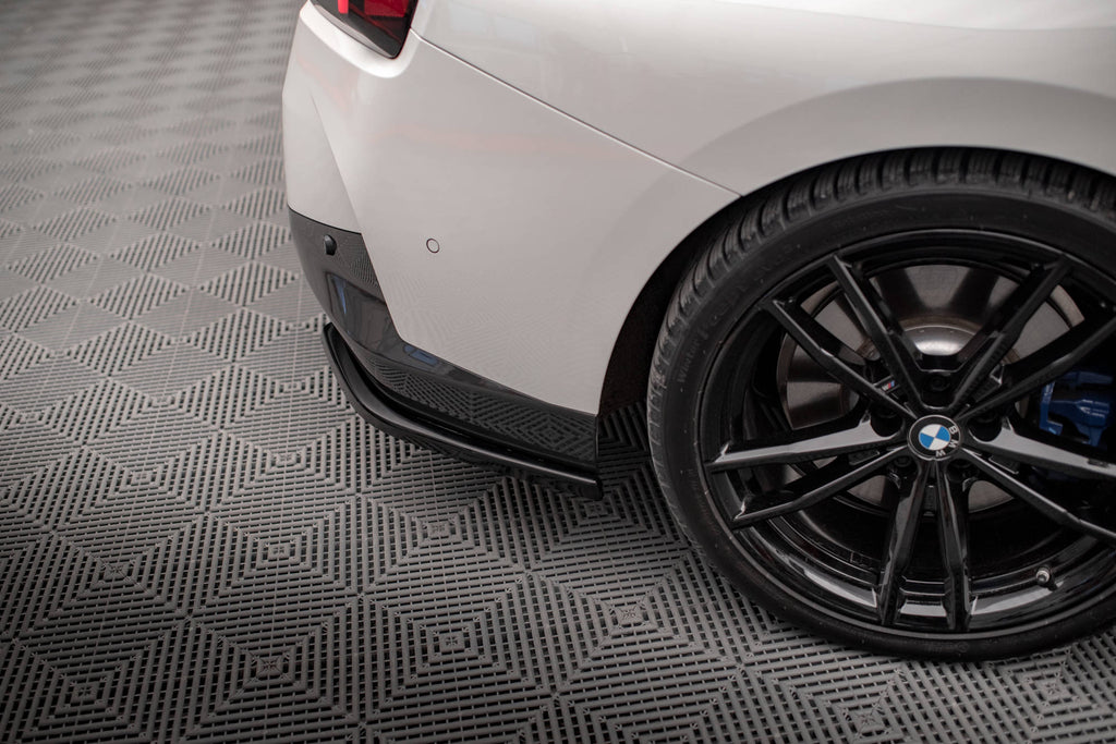 Maxton Design Heck Ansatz Flaps Diffusor V.2 für BMW 2 Coupe M-Paket G42 schwarz Hochglanz