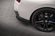 Laden Sie das Bild in den Galerie-Viewer, Maxton Design Heck Ansatz Flaps Diffusor V.2 für BMW 2 Coupe M-Paket G42 schwarz Hochglanz