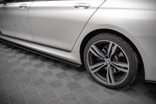 Laden Sie das Bild in den Galerie-Viewer, Maxton Design Seitenschweller Ansatz für BMW 7 Lang M-Paket G12 schwarz Hochglanz