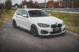 Maxton Design Side Flaps BMW 1er F20 M135i / M140i / M-Paket schwarz Hochglanz
