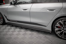 Laden Sie das Bild in den Galerie-Viewer, Maxton Design Seitenschweller Ansatz für V.1 für BMW 4er Gran Coupe M-Paket G26 schwarz Hochglanz