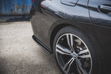 Maxton Design Mittlerer Diffusor Heck Ansatz für BMW 7 M-Paket G11 schwarz Hochglanz