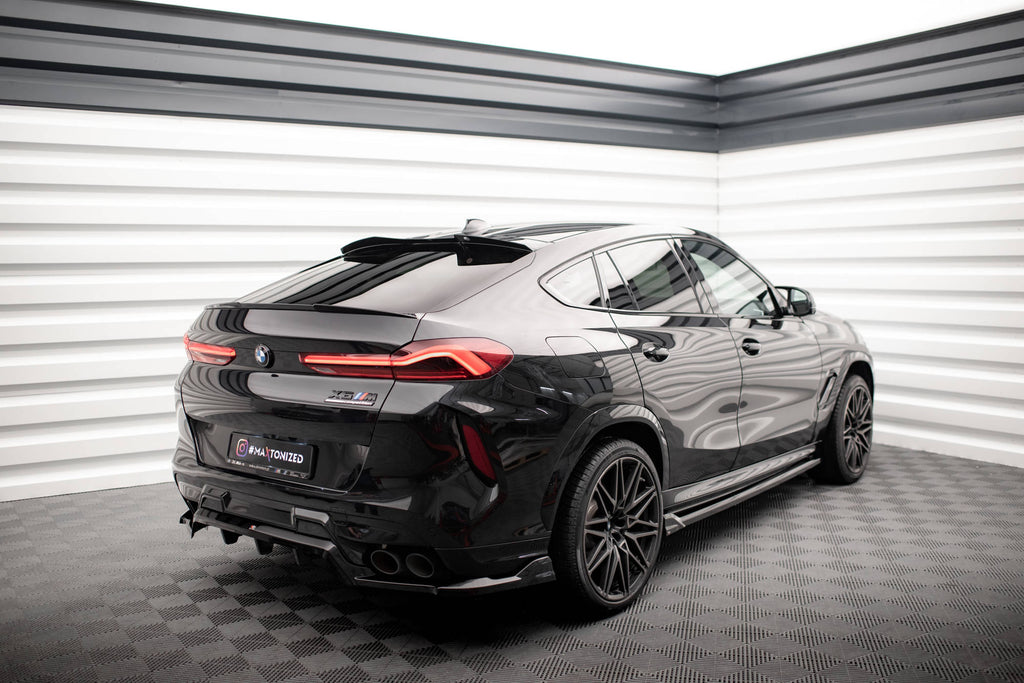 Maxton Design Spoiler CAP für BMW X6 M-Paket G06 / X6 M F96 schwarz Hochglanz