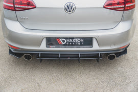Maxton Design Robuster Racing Heck Ansatz Flaps Diffusor passend für L + R V.2 VW Golf 7 GTI