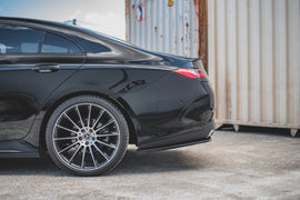 Maxton Design Spoiler CAP passend für Mercedes-Benz CLS AMG-Line C257  schwarz Hochglanz