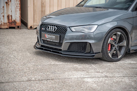 Maxton Design Flaps Audi RS3 8V Sportback schwarz Hochglanz