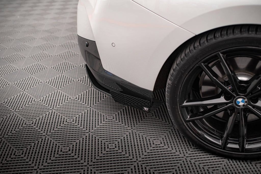 Maxton Design Street Pro Heck Ansatz Flaps Diffusor +Flaps für BMW 2 Coupe M-Paket G42 schwarz Hochglanz