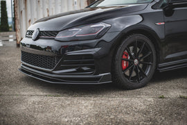Maxton Design Robuste Racing Front Ansatz passend für VW Golf 7 GTI TCR
