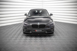Maxton Design Front Ansatz V.1 für BMW 1er F20 schwarz Hochglanz
