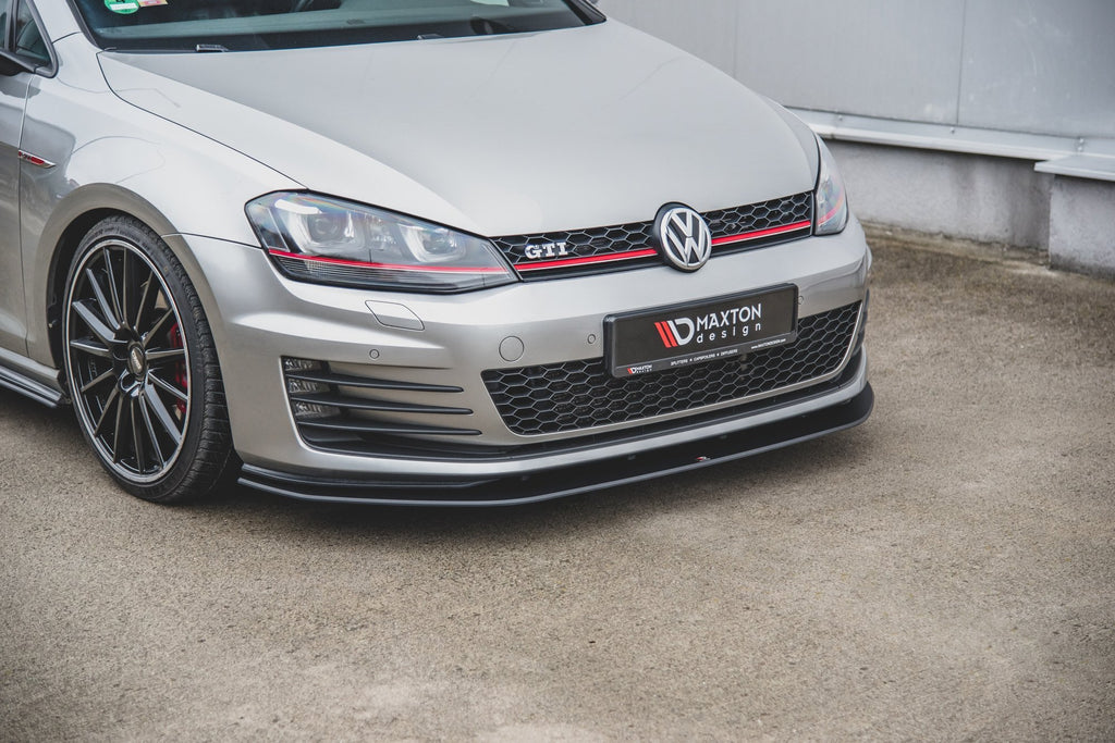 Maxton Design Robuste Racing Front Ansatz passend für VW Golf 7 GTI