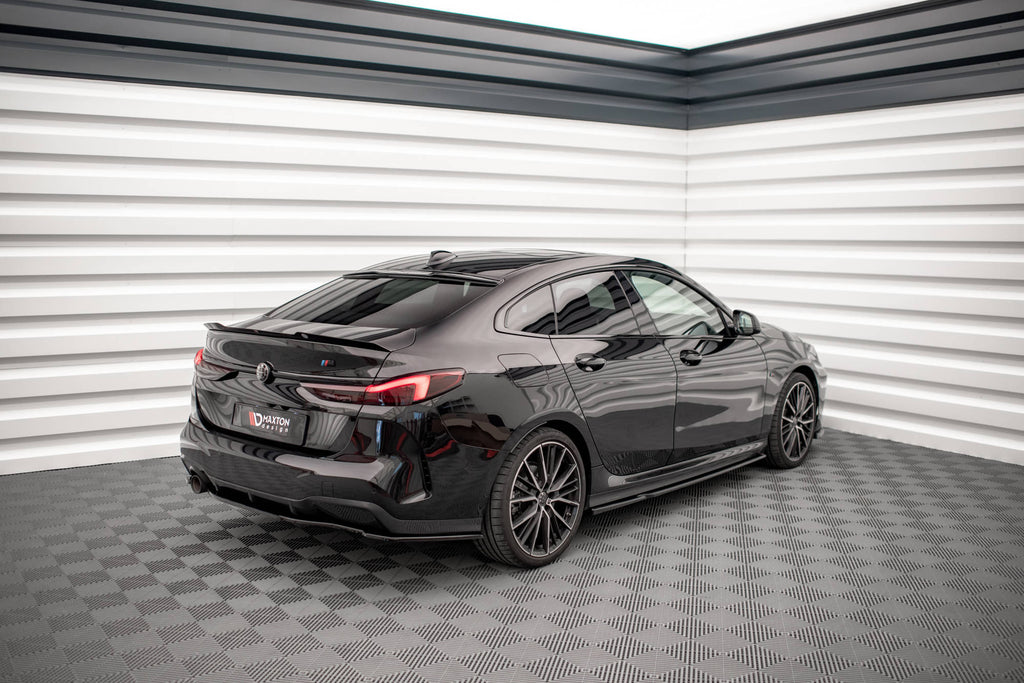 Maxton Design Heck Ansatz Flaps Diffusor für BMW 2 Gran Coupe M-Paket F44 schwarz Hochglanz