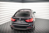 Maxton Design Heckscheiben Spoiler für BMW X6 M-Paket F16 schwarz Hochglanz