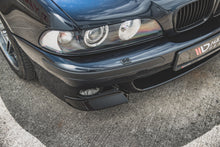 Laden Sie das Bild in den Galerie-Viewer, Maxton Design Front Ansatz für Seite BMW M5  / 5 M-Paket E39 schwarz Hochglanz