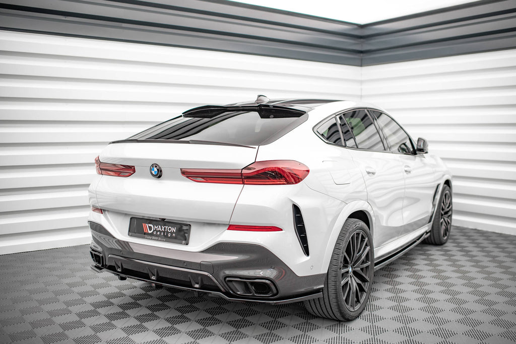 Maxton Design Spoiler CAP für BMW X6 M-Paket G06 / X6 M F96 schwarz Hochglanz