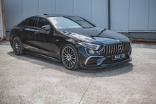 Laden Sie das Bild in den Galerie-Viewer, Maxton Design Front Ansatz passend für V.1 Mercedes-Benz CLS AMG-Line C257 schwarz Hochglanz