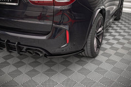 Maxton Design Heck Ansatz Flaps Diffusor für BMW X5 M F85 schwarz Hochglanz