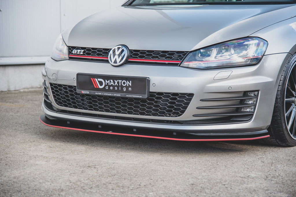 Maxton Design Racing Front Ansatz passend für VW Golf 7 GTI