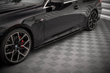 Maxton Design Seitenschweller Ansatz für V.3 für BMW 4er M-Paket G22 schwarz Hochglanz