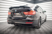 Laden Sie das Bild in den Galerie-Viewer, Maxton Design Mittlerer Diffusor Heck Ansatz DTM Look für BMW 3er GT F34 schwarz Hochglanz