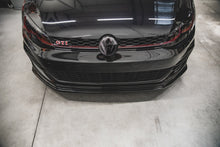 Laden Sie das Bild in den Galerie-Viewer, Maxton Design Front Ansatz passend für VW Golf 7 GTI TCR  schwarz Hochglanz