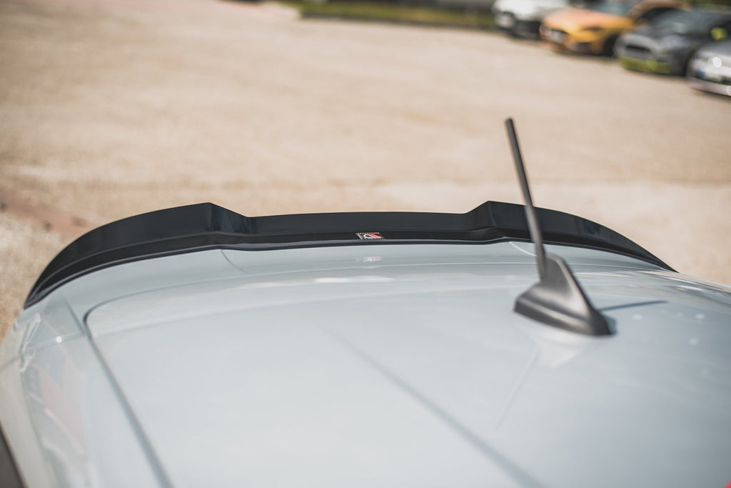 Maxton Design Spoiler CAP passend für V.3 Ford Fiesta Mk8 ST / ST-Line schwarz Hochglanz