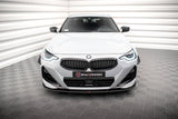 Maxton Design Street Pro Front Ansatz für für BMW 2 Coupe M-Paket / M240i G42