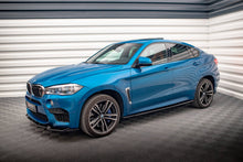 Laden Sie das Bild in den Galerie-Viewer, Maxton Design Seitenschweller Ansatz für BMW X6 M F86 schwarz Hochglanz