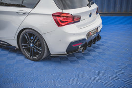Maxton Design Robuste Racing Heck Ansatz Flaps Diffusor V.2 für BMW 1er F20 M140i