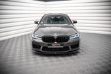 Maxton Design Front Ansatz V.3 für BMW M5 F90 Facelift schwarz Hochglanz