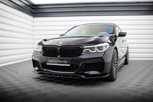 Laden Sie das Bild in den Galerie-Viewer, Maxton Design Front Ansatz für BMW 6er GT M-Paket G32 schwarz Hochglanz