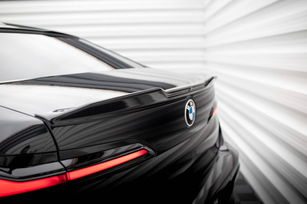Maxton Design Spoiler CAP für 3D BMW 7 M-Paket / M760e G70 schwarz Hochglanz