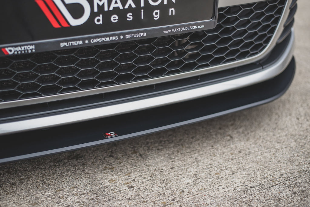 Maxton Design Robuste Racing Front Ansatz passend für VW Golf 7 GTI