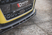 Laden Sie das Bild in den Galerie-Viewer, Maxton Design Front Ansatz passend für V.1 Audi A1 S-Line GB schwarz Hochglanz