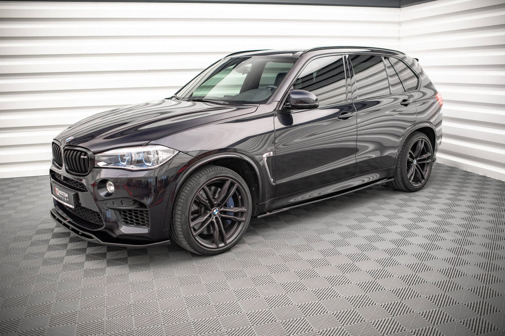 Maxton Design Seitenschweller Ansatz für BMW X5 M F85 schwarz Hochglanz