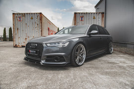 Maxton Design Front Ansatz passend für passend für Audi S6 / A6 S-Line C7 FL