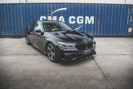 Maxton Design Front Ansatz V.1 für BMW 7 M-Paket G11 schwarz Hochglanz