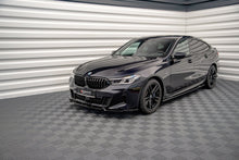 Laden Sie das Bild in den Galerie-Viewer, Maxton Design Front Ansatz für BMW 6er GT M-Paket G32 Facelift schwarz Hochglanz