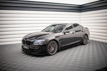 Laden Sie das Bild in den Galerie-Viewer, Maxton Design Seitenschweller Ansatz für BMW 7 M-Paket F01 schwarz Hochglanz