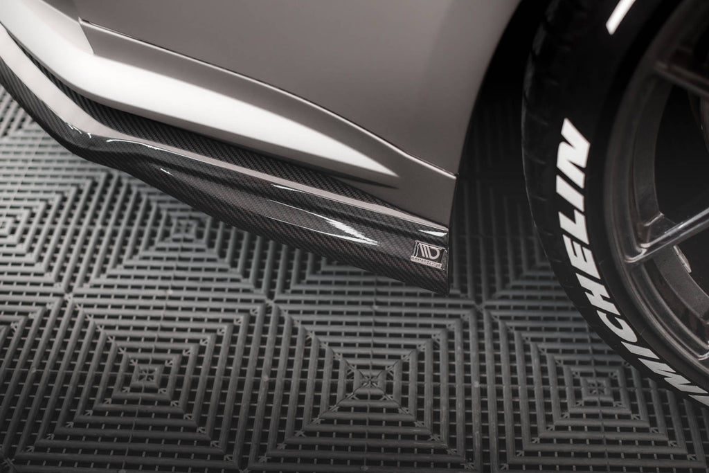 Maxton Design Carbon Fiber Heck Ansatz Flaps Diffusor für BMW M4 G82