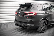 Laden Sie das Bild in den Galerie-Viewer, Maxton Design Heck Ansatz Flaps Diffusor für BMW X5M F95 schwarz Hochglanz